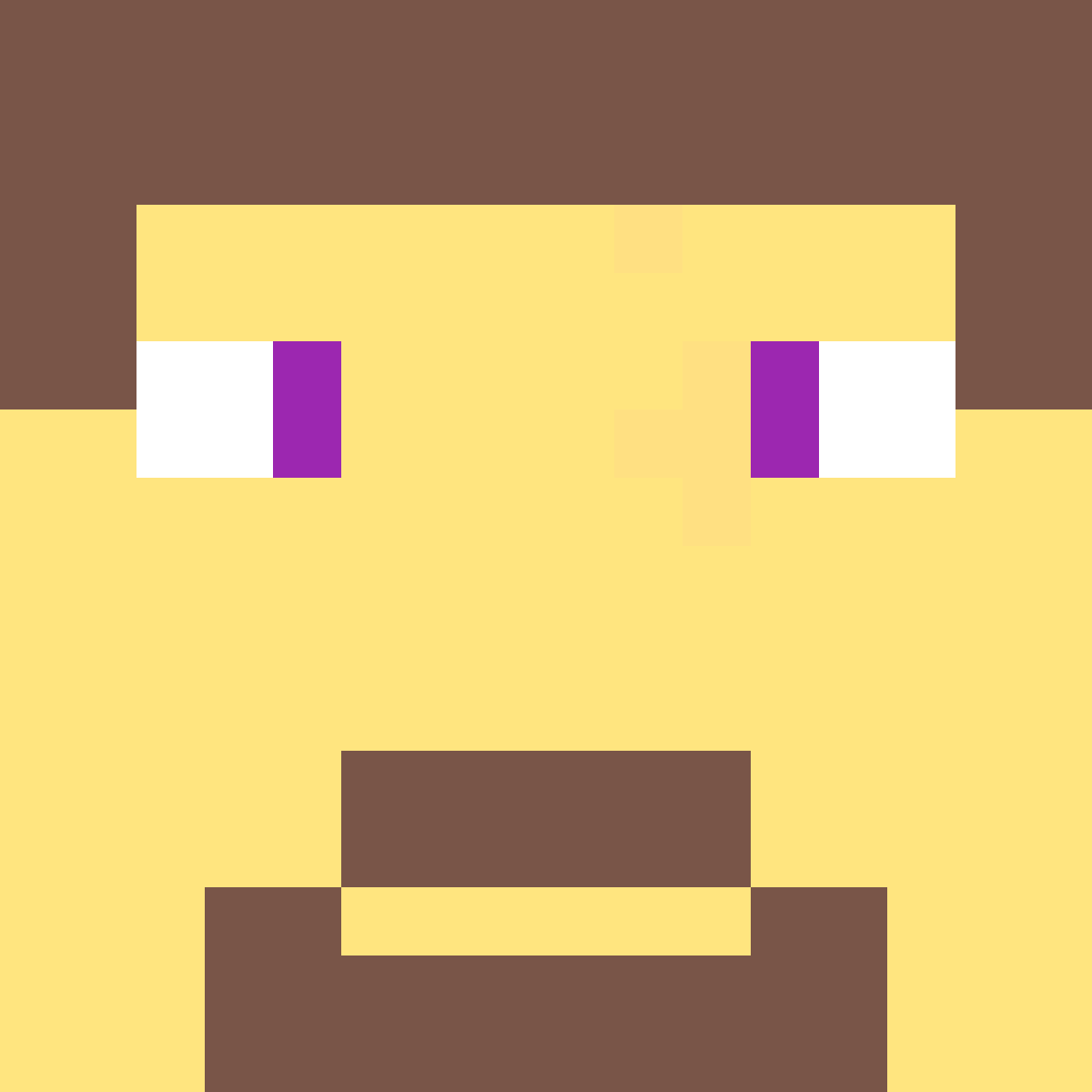 Steve Head Minecraft Pixel Art