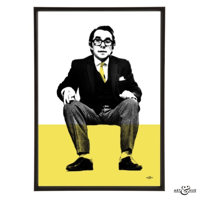 Ronnie Corbett pop art print by Art & Hue