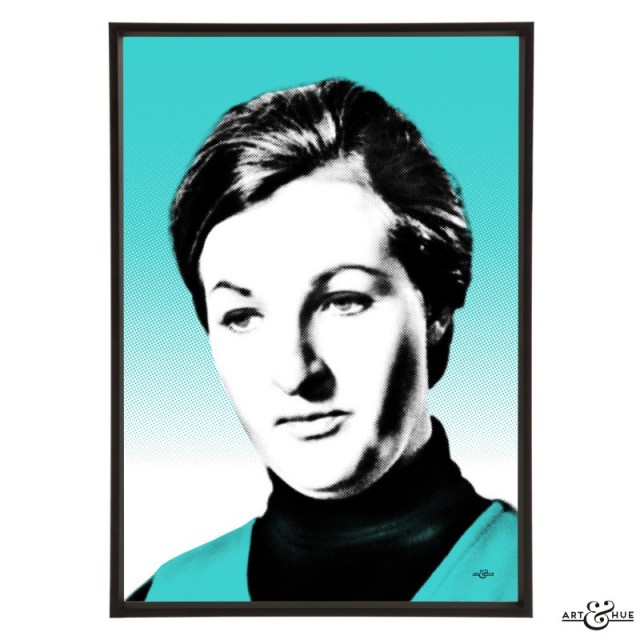 Penelope Keith pop art by Art & Hue