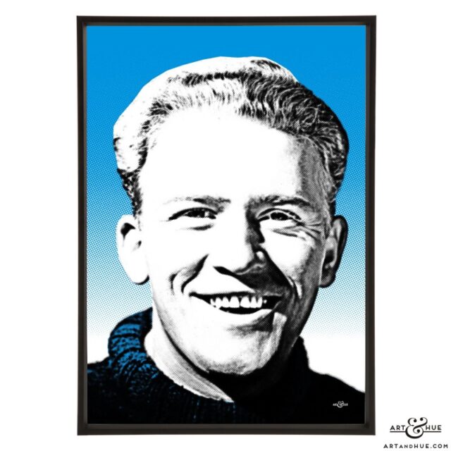 Gordon Jackson in Whisky Galore pop art by Art & Hue