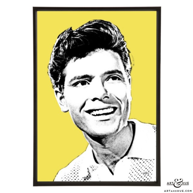 Cliff Richard pop art prints by Art & Hue