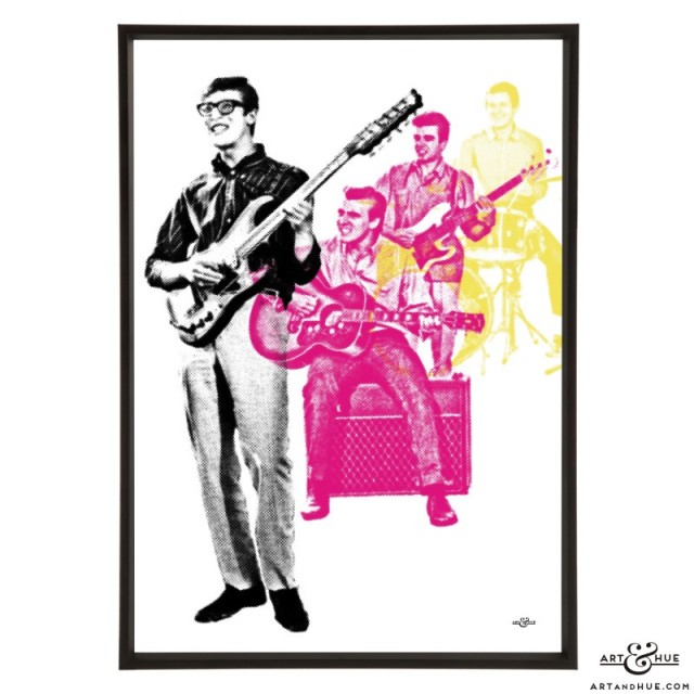 The Shadows pop art print by Art & Hue