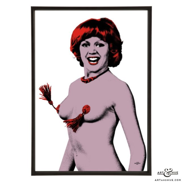 Carol Hawkins stylish pop art print by Art & Hue