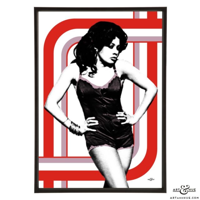 Vikki Richards stylish pop art print by Art & Hue