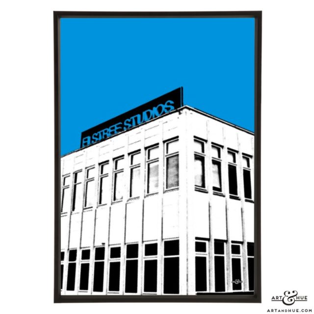 Elstree Studios Borehamwood pop art print by Art & Hue