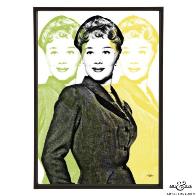 Glynis Johns stylish pop art print by Art & Hue