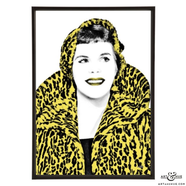 Rachel Roberts stylish pop art print by Art & Hue