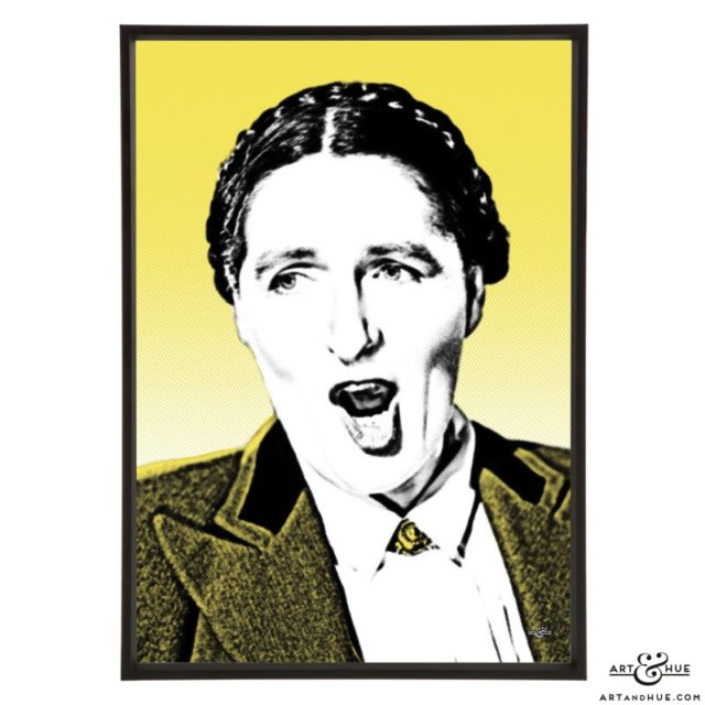 Rachel Thomas styilsh pop art print by Art & Hue