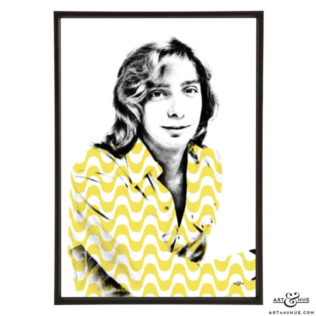 Barry Manilow stylish pop art prints by Art & Hue