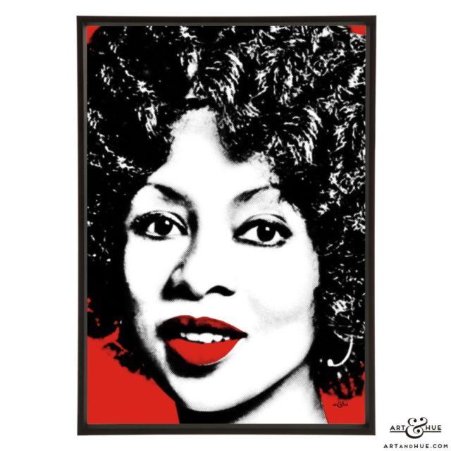 Lola Falana stylish pop art prints by Art & Hue