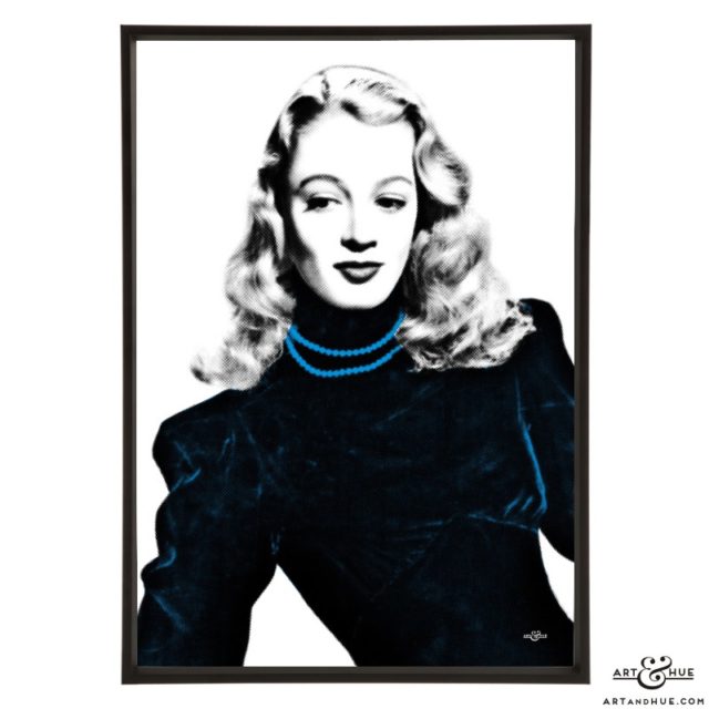 Patricia Dainton stylish pop art print by Art & Hue