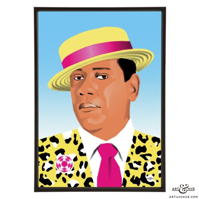 André Leon Talley stylish pop art illustration by Art & Hue