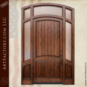 semi arched front door