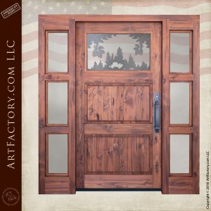 fine art craftsman entrance door