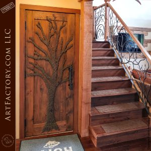 Custom Carved Tree Door