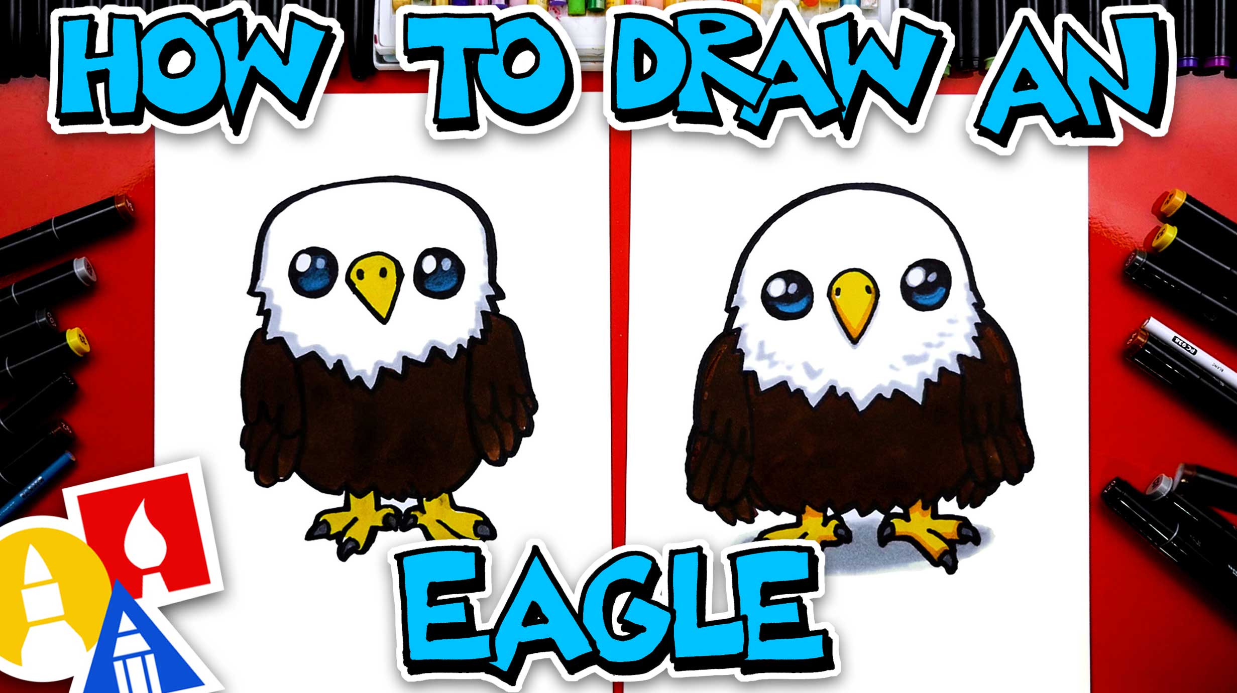 How To Draw A Bald Eagle Step By Step Cute Eagle Drawing Easy – NBKomputer