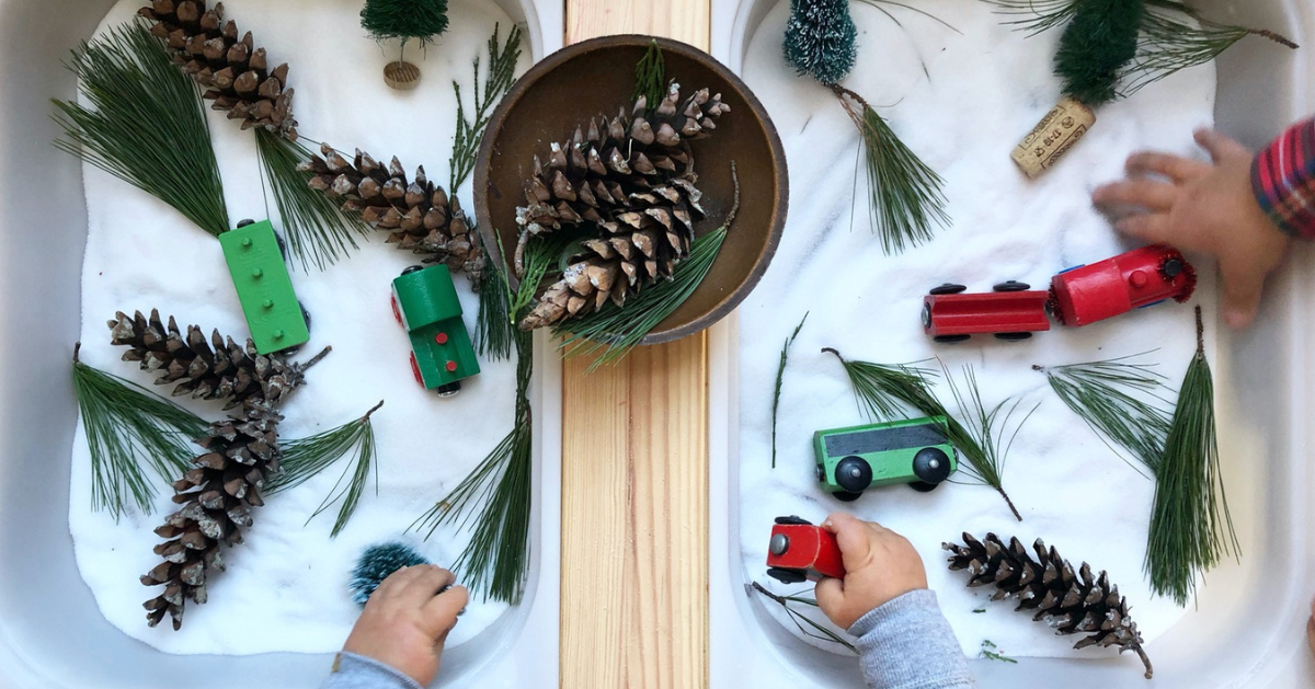 12 Christmas Sensory Bins for Kids