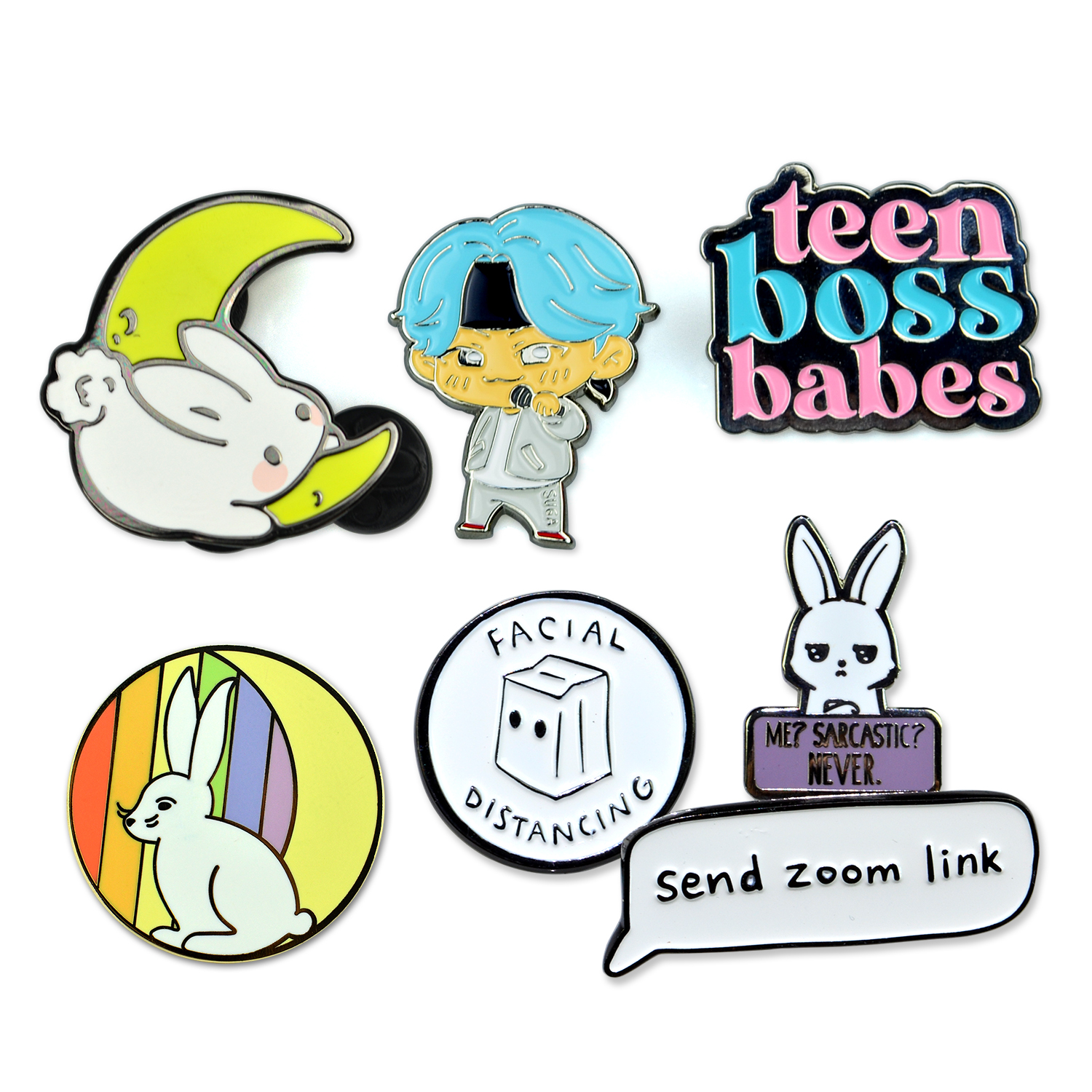 Factory Wholesale Metal Enamel Badge Cute Lapel Pins Promotional Gifts Free Design