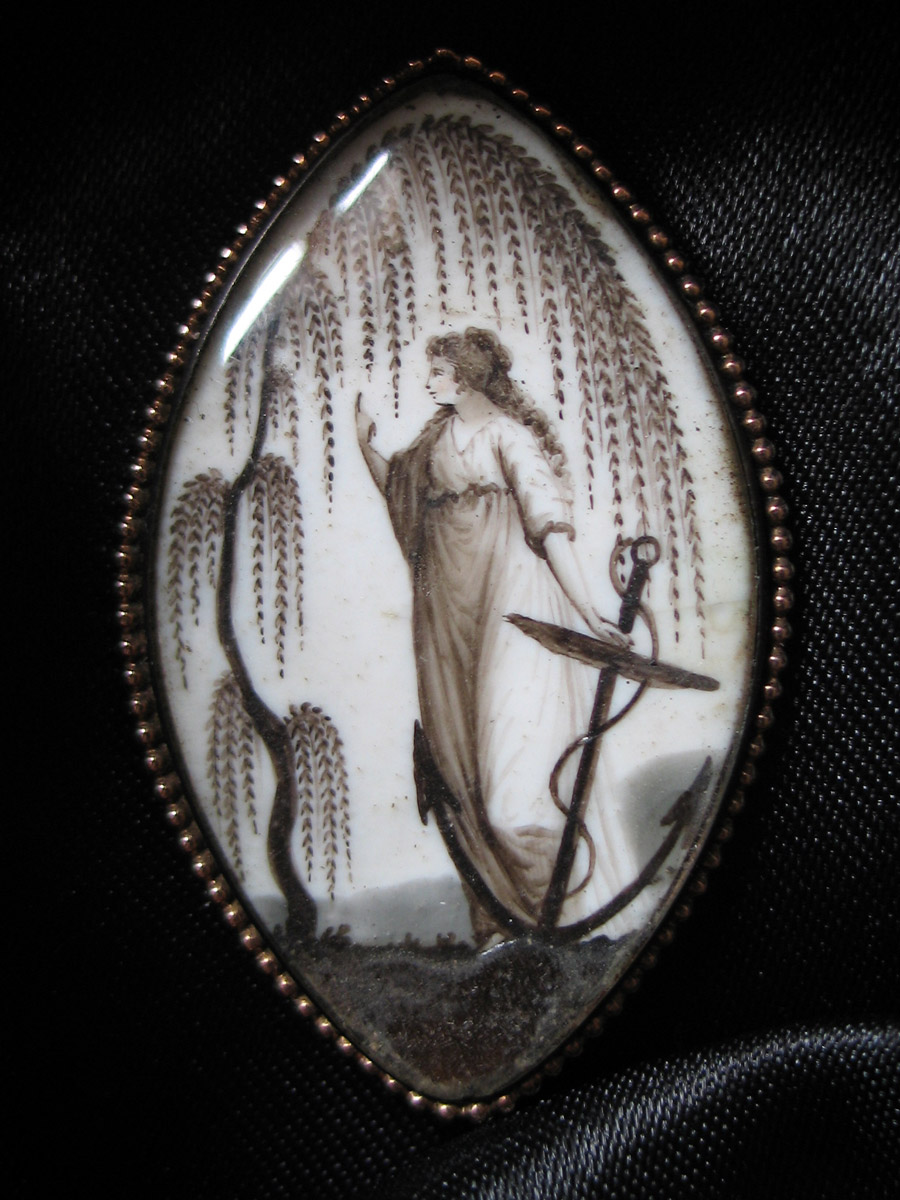 Mourning brooch for Sarah Honlett Age 14, 15th March 1788