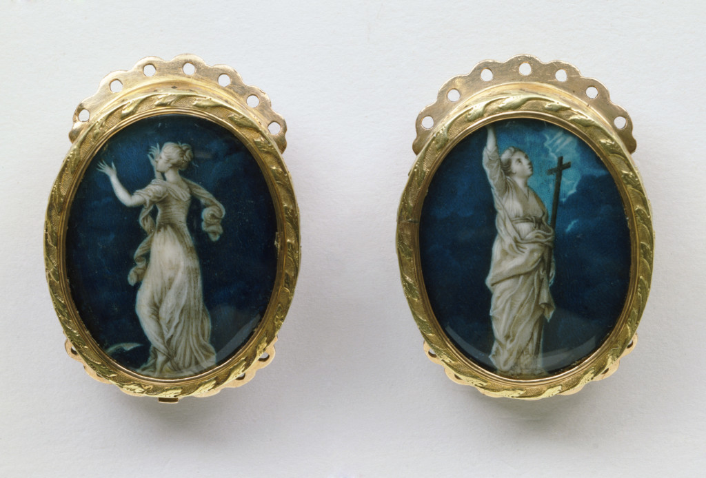 Sir Joshua Reynolds faith and hope bracelet clasps, 1775-1800