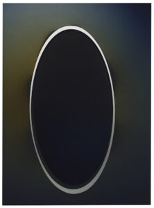 MELBKIN (Medium Ellipse on Black Paper with Insert), 1985