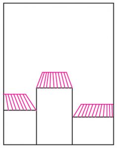 Easy How to Draw Overlapping Buildings Tutorial an Coloring Page