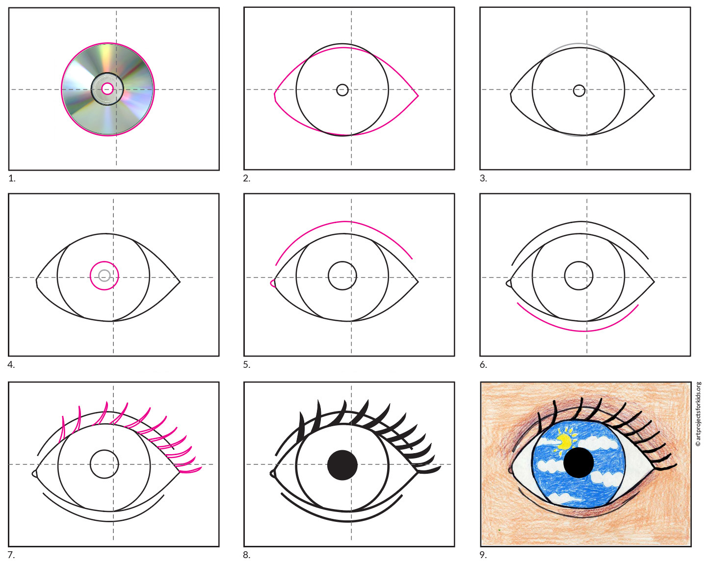 Simple Eye Diagram For Kids