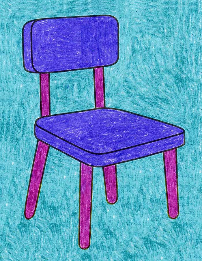 How to Draw Chair: Easy Step-by-Step Art Lesson for Kids