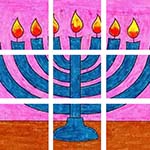 Hanukkah Drawing for Kids