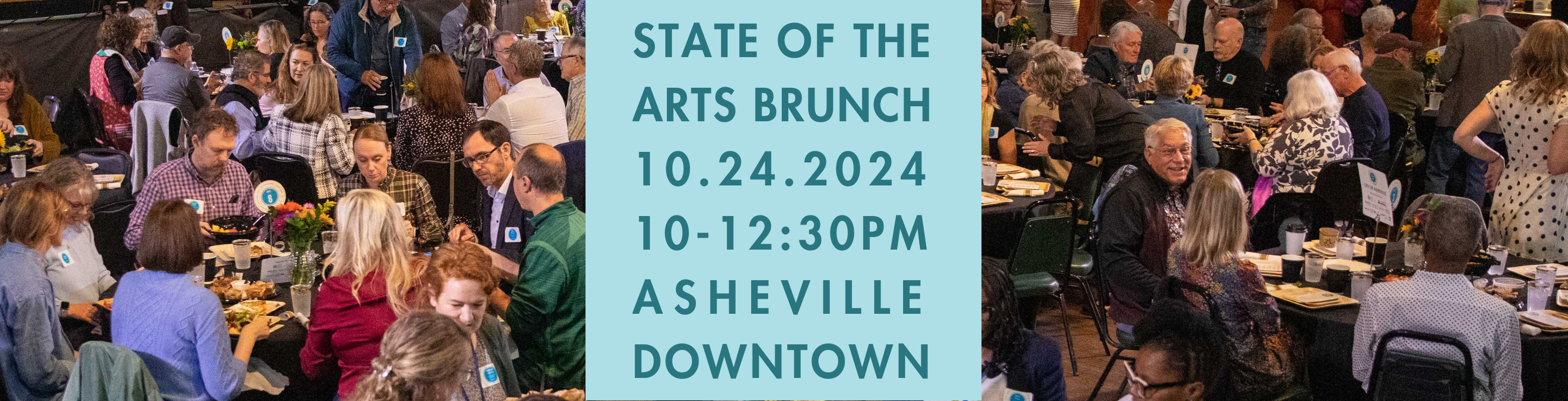 STATE OF THE ARTS BRUNCH 10.24.2024 10-12:30 PM ASHEVILLE DOWNTOWN