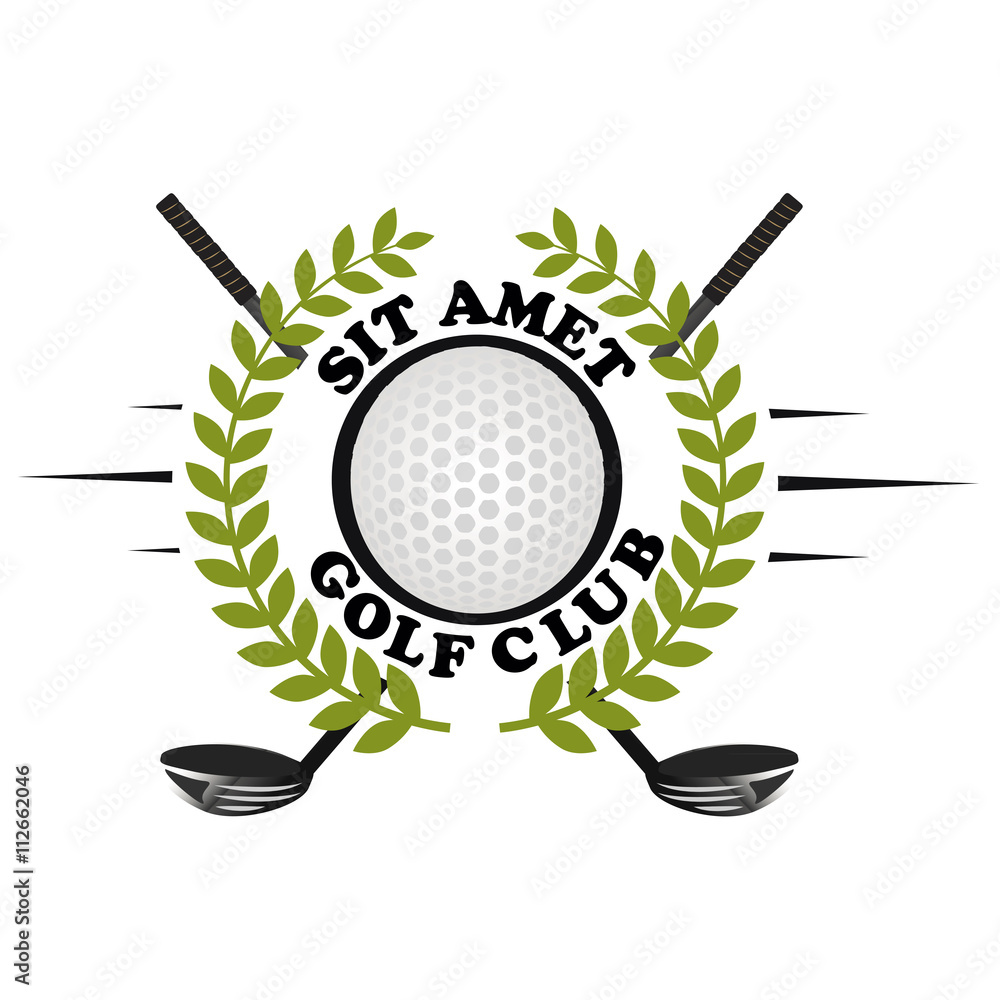 Professional logo of golf club labels and emblems