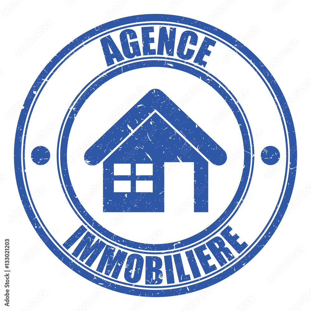 Logo agence immobilière.