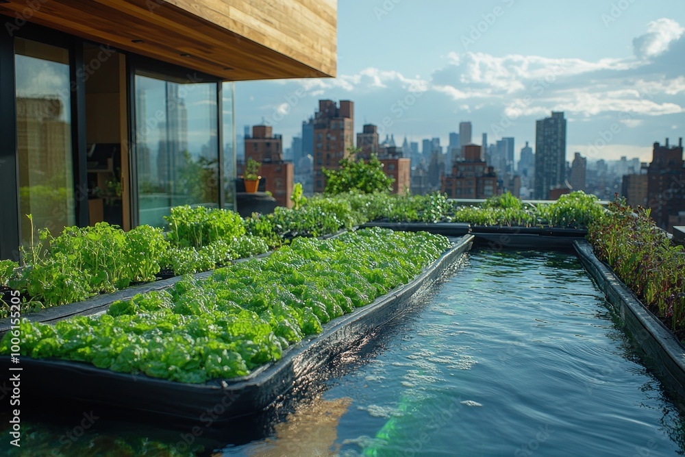 Urban Rooftop Garden