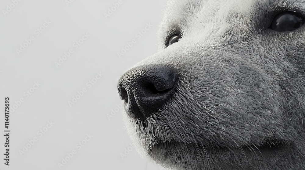 A cut-off watercolor painting of a dog, displayed on a white background.