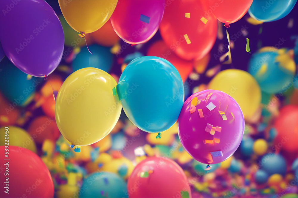 Colorful Balloons Wallpaper