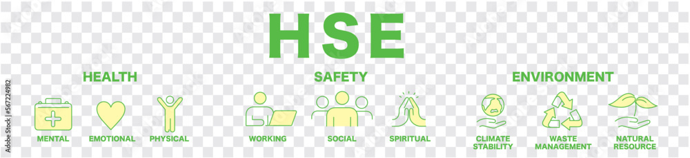 HSE hse, health, safety, environment, icon vector illustration . Stock ...