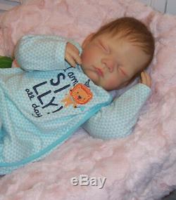 ASHTON DRAKE SO TRULY REAL Silicone Vinyl Baby Girl Doll by Waltraud Hanl REBORN