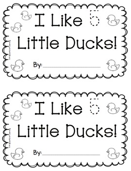 Five Little Ducks- Math and Literacy Activities! - A Spoonful of Learning