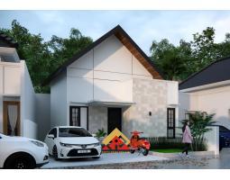 Jual Rumah Kavling Siap Bangun Tipe 40 Desain Minimalis Modern Dekat Blok O Berbah - Sleman