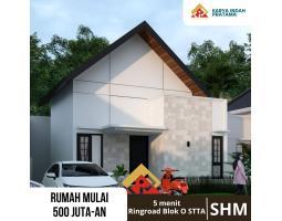 Jual Rumah Luas 106 m2 Baru Murah 50m Jl Raya Berbah AAU Dekat Ringroad Blok O 10 Menit Amplaz - Sleman