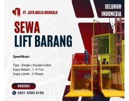 Sewa Rental Lift Barang Material Proyek - Bintan