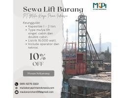 Jasa Rental Lift Barang 1 - 2 Ton, Padang - Sumatera Utara