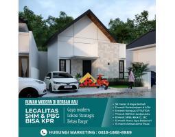 Jual Rumah LT 89 m2 Baru Strategis 10 Menit Seturan, Babarsari Kampus Atma Jaya,UPN di Berbah - Sleman