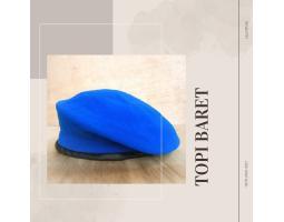 Topi Baret Biru Harga Murah - Banjarnegara 