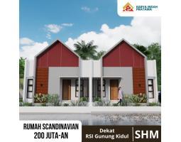 Dijual Rumah Hunian, LT. 100m2, LB. 40m2, SHM, 200Jt-an, 10 Menit Wonosari Kota, Dekat UNY Semanu, Gunungkidul - Yogyakarta