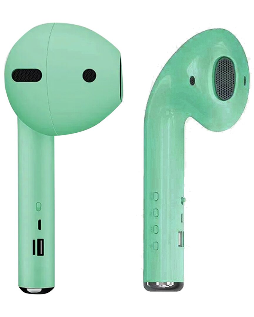 Ztech Giant Wireless Bluetooth Airpod Shaped Speaker In Green