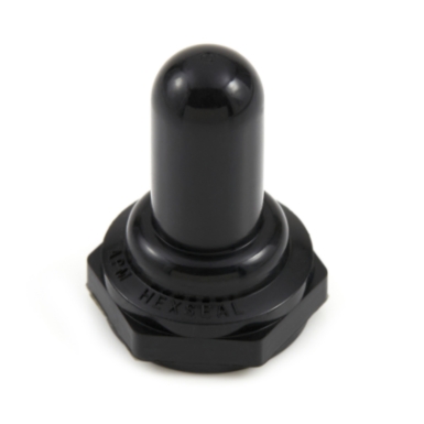 full toggle boot for toggle switches black