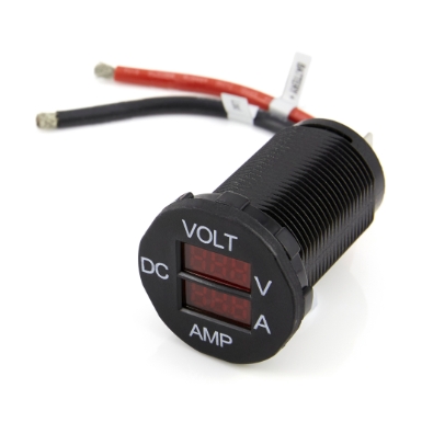 optifuse a25-6 led digital voltmeter, 6-33v dc