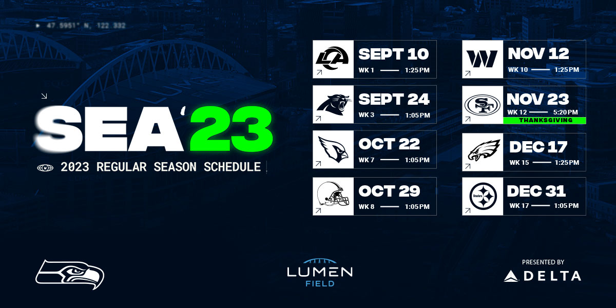 Seahawks Release Official 2023 Schedule, 57% OFF