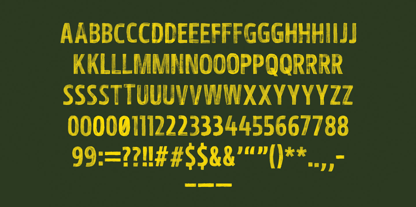 Deere Custom Font